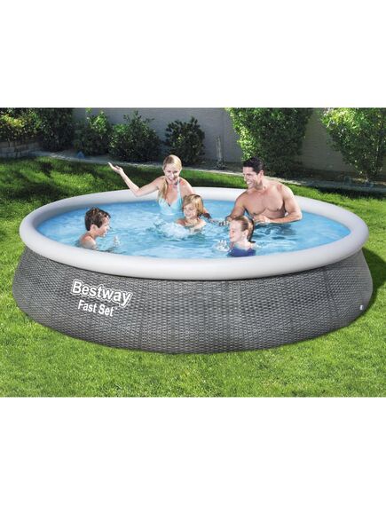 Bestway set piscina gonfiabile fast con pompa 396x84 cm