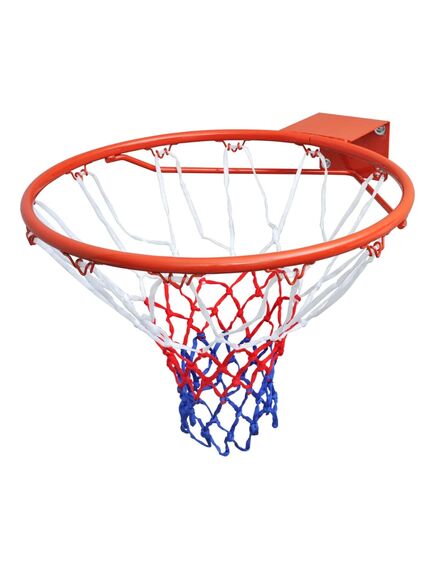 Set canestro da basket con rete arancione 45 cm