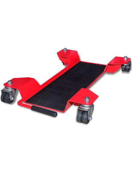 Carrello sposta moto rosso