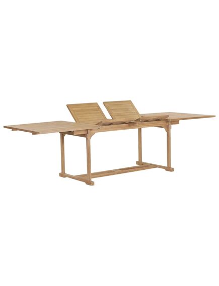 Tavolo da giardino allungabile 180-280x100x75 cm in teak