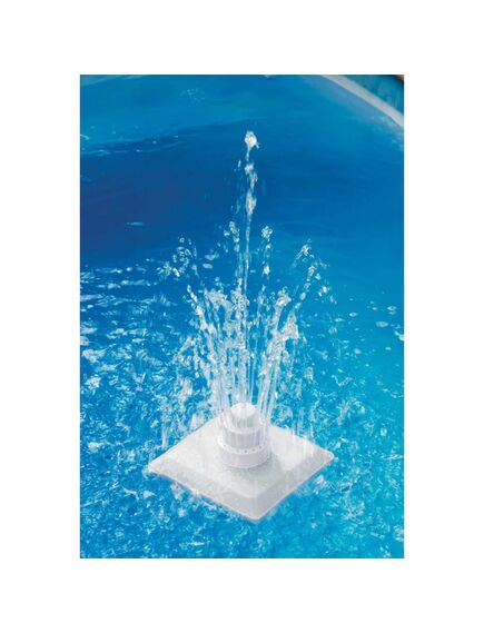 Fontana da piscina 13 pz bianco