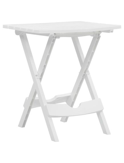 Tavolo da giardino pieghevole 45,5x38,5x50cm bianco