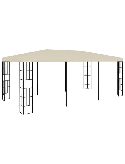 Gazebo 3x3 m crema