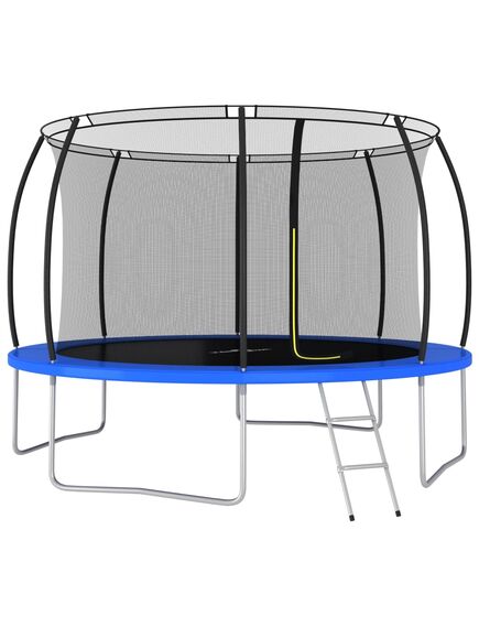 Set trampolino rotondo 366x80 cm 150 kg