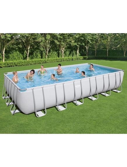 Bestway power steel piscina rettangolare 732x366x132 cm