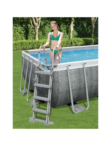 Bestway scaletta per piscina flowclear a 4 gradini 122 cm