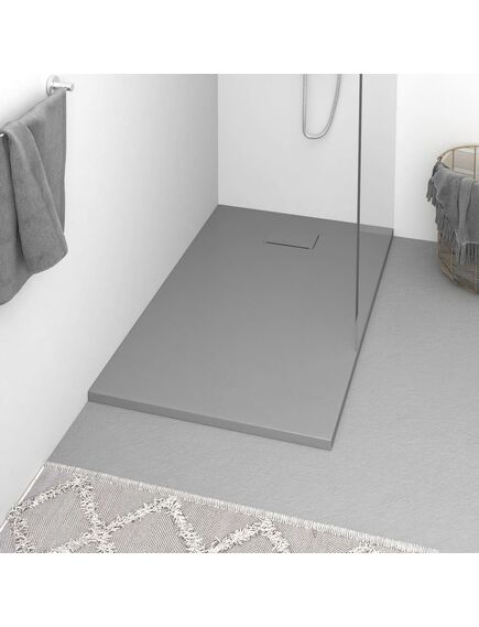 Piatto doccia in smc grigio 120x70 cm