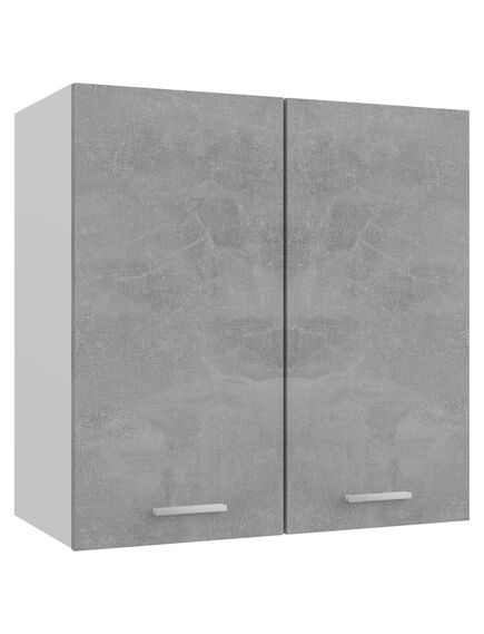 Armadio sospeso grigio cemento 60x31x60 cm in truciolato