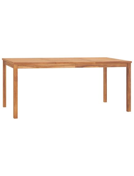 Tavolo da pranzo da giardino 180x90x77 cm in massello di teak