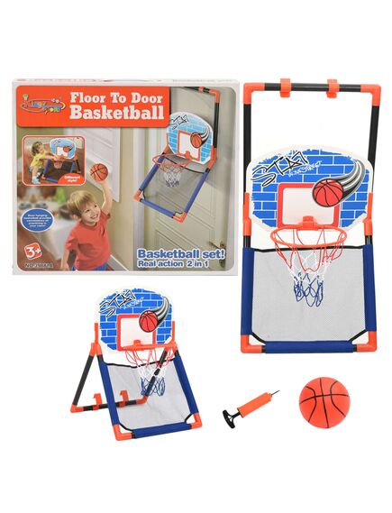 Set da basket per bambini multifunzione da pavimento e parete