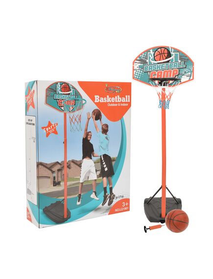 Set da basket portatile regolabile 180-230 cm