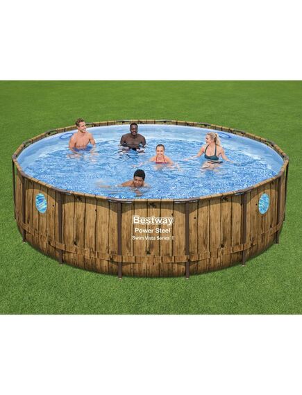 Bestway set piscina power steel 488x122 cm