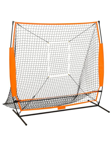 Rete da allenamento multisport baseball nera 174x76x158,5 cm