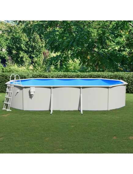 Piscina con scaletta 610x360x120 cm