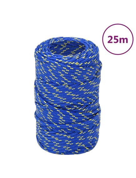 Corda nautica blu 2 mm 25 m in polipropilene