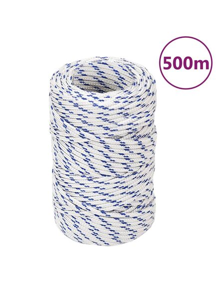 Corda nautica bianca 2 mm 500 m in polipropilene