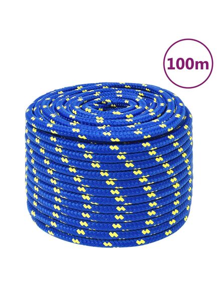 Corda nautica blu 12 mm 100 m in polipropilene