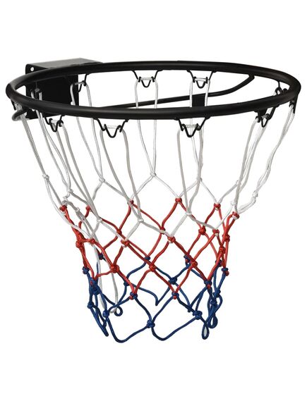 Canestro da basket nero 45 cm acciaio