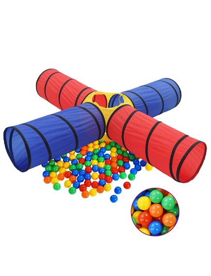 Tunnel da gioco per bambini con 250 palline multicolore