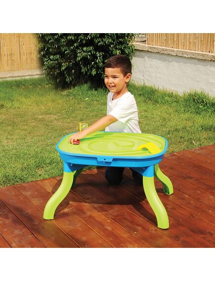 Tavolo sabbia e acqua bambini 3 in 1 67,5x52x38cm polipropilene